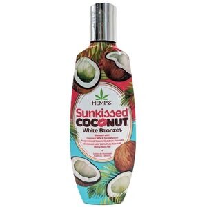 Hempz Sunkissed Coconut White Bronzer Lotion 8.5 oz Hydrating Tanning Lotion